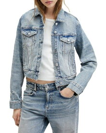 【送料無料】 オールセインツ レディース ジャケット・ブルゾン アウター Juno Denim Jacket Vintage Indigo