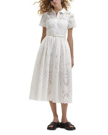 【送料無料】 セルフ・ポートレイト レディース ワンピース トップス Cotton Eyelet Shirt Dress White
