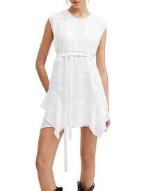 【送料無料】 オールセインツ レディース ワンピース トップス Audrina Embroidered Dress White