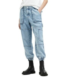 【送料無料】 オールセインツ レディース デニムパンツ ジーンズ ボトムス Mila Denim Utility Jeans in Light Indigo Light Indigo