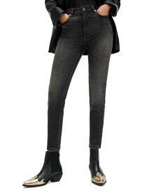 【送料無料】 オールセインツ レディース デニムパンツ ジーンズ ボトムス Dax Vanta Sizeme High Rise Skinny Jeans in Washed Black Washed Black
