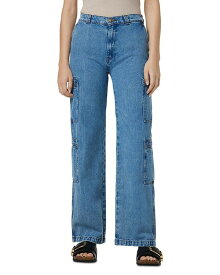 【送料無料】 ハドソン レディース デニムパンツ ジーンズ ボトムス High Rise Wide Leg Cargo Jeans in Sandlot Sandlot