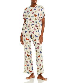 【送料無料】 ハニーデュー インティメッツ レディース ナイトウェア アンダーウェア All American Pajama Set - 100% Exclusive Biscoti Butterflies