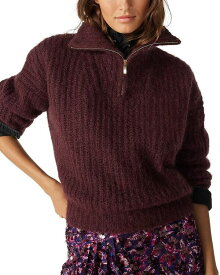 【送料無料】 バッシュ レディース ニット・セーター アウター Baltan Knit Sweater Burgundy