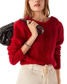 【送料無料】 バッシュ レディース ニット・セーター アウター Turo Low Back Knit Sweater Red