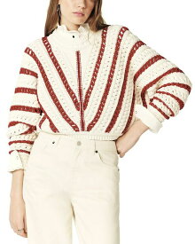 【送料無料】 バッシュ レディース ニット・セーター アウター Gardy Crochet Crewneck Pullover Sweater Off White