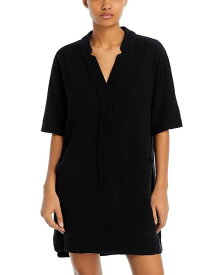 【送料無料】 エコー レディース ワンピース トップス Maren Gauze Mini Dress Swim Cover-Up Black