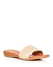 【送料無料】 アンドレア アース レディース サンダル シューズ Women's Nahala Featherweights Woven Slide Sandals Beige