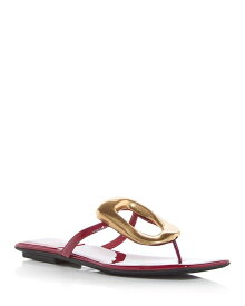 【送料無料】 ジェフリー キャンベル レディース サンダル シューズ Women's Linques Thong Sandals Cherry Red Patent Gold