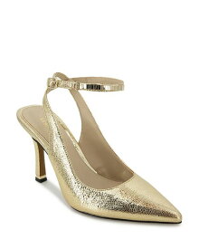 【送料無料】 ケネスコール レディース パンプス シューズ Women's Romi Pointed Toe Chain Strap High Heel Pumps Gold