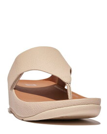 【送料無料】 フィットフロップ レディース サンダル シューズ Women's Shuv Thong Toe Platform Slide Sandals Stone Beige