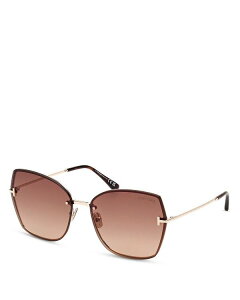 yz gEtH[h fB[X TOXEACEFA ANZT[ Nickie Butterfly Sunglasses 62mm Brown/Brown Gradient