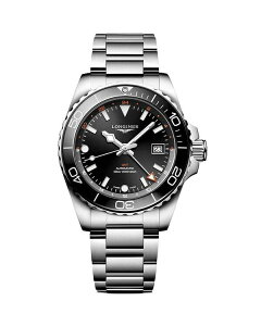 �����W�� ���f�B�[�X �A�N�Z�T���[ �r���v Longines HydroConquest Watch 41mm Black/Silver �u���b�N
