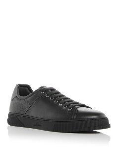tFK Y V[Y Xj[J[ Ferragamo Men's Clayton Low Top Sneakers Black ubN