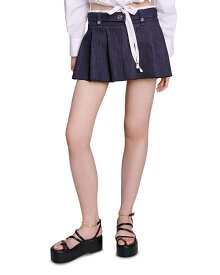 【送料無料】 マージュ レディース スカート ボトムス Jinimi Pleated Mini Skirt Black