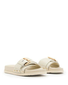 【送料無料】 オールセインツ レディース サンダル シューズ Women's Ellie Studded Slide Sandals Parchment White