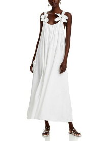 【送料無料】 ファーム レディース ワンピース トップス Floral Sleeveless Midi Dress Off-white