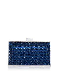�A�N�A ���f�B�[�X �o�b�O �N���b�`�o�b�O AQUA Crystal Minaudiere - 100% Exclusive Navy �l�C�r�[