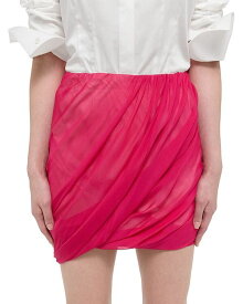 【送料無料】 ヘルムート ラング レディース スカート ボトムス Silk Bubble Skirt Fuchsia