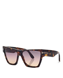 【送料無料】 トム・フォード レディース サングラス・アイウェア アクセサリー Geometric Sunglasses 59mm Havana/Pink Gradient