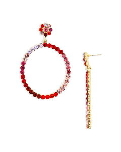 ANA fB[X ANZT[ sAXECO AQUA Multicolor Hoop Drop Earrings - 100% Exclusive Red/Gold bh
