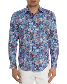 【送料無料】 ロバートグラハム メンズ シャツ トップス Outer Banks Printed Long Sleeve Button Front Shirt Multi