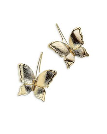 【送料無料】 バウブルバー レディース ピアス・イヤリング アクセサリー Flutter Away Butterfly Drop Earrings Gold