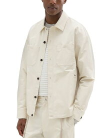 【送料無料】 セオリー メンズ ジャケット・ブルゾン アウター Drawstring Hem Shirt Jacket Ecru