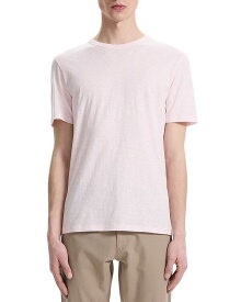 【送料無料】 セオリー メンズ Tシャツ トップス Essential Crewneck Short Sleeve Tee Pale Pink