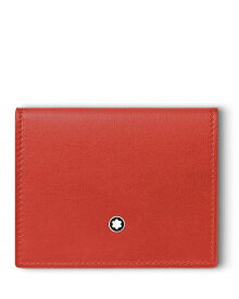 【送料無料】 モンブラン メンズ 財布 アクセサリー Meisterstuck 4cc Soft Leather Card Holder Red