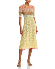 【送料無料】 ヴァネッサ ブリューノ レディース ワンピース トップス Coronille Knit Midi Dress Multicolor