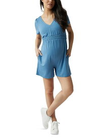 【送料無料】 イングリッド&イザベル レディース ジャンプスーツ トップス V Neck Knit Maternity Romper Coronet Blue