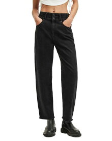 【送料無料】 オールセインツ レディース デニムパンツ ジーンズ ボトムス Hailey Frayed Jeans in Washed Black Washed Black