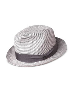 �x�[���[ �I�u �n���E�b�h �����Y �A�N�Z�T���[ �X�q Bailey of Hollywood Craig Braided Fedora Flint Gray �O���[