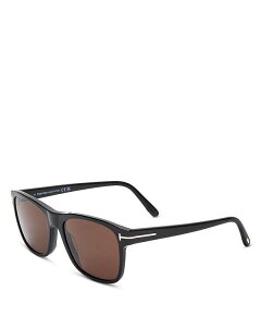 yz gEtH[h fB[X TOXEACEFA ANZT[ Giulio Square Sunglasses 57mm Black/Brown Solid
