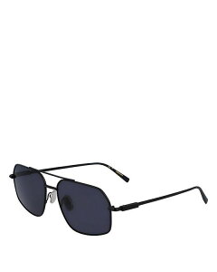 yz tFK fB[X TOXEACEFA ANZT[ Prisma Geometric Pilot Sunglasses 58mm Black/Gray Solid