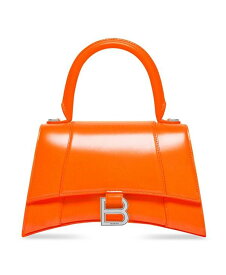 【送料無料】 バレンシアガ レディース ハンドバッグ バッグ Hourglass Small Bag Fluo Orange