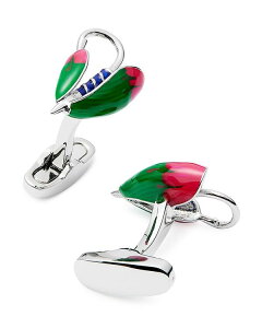 �����N�A�b�v �����Y �A�N�Z�T���[ �J�t�X�{�^�� LINK UP Feather Fly Fishing Cufflinks Multi �}���`�J���[