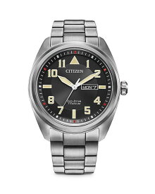 【送料無料】 シチズン レディース 腕時計 アクセサリー Eco-Drive Garrison Super Titanium Watch 42mm Black/Silver