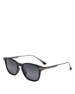yz }ECW fB[X TOXEACEFA ANZT[ Manaolana Polarized Square Sunglasses 51mm Black/Gray Polarized Solid