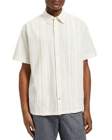 【送料無料】 スコッチアンドソーダ メンズ シャツ トップス Solid Cotton Shirt White/ Pastel