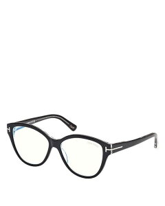 yz gEtH[h fB[X TOXEACEFA ANZT[ Cat Eye Blue Light Glasses 54mm Black