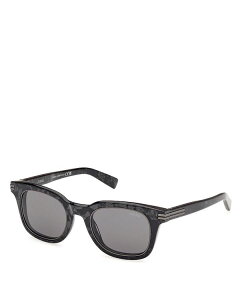 yz [jA fB[X TOXEACEFA ANZT[ Round Sunglasses 50mm Black/Gray Solid