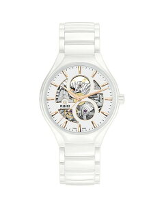h fB[X ANZT[ rv RADO True Round Automatic Open Heart Watch 40mm White zCg
