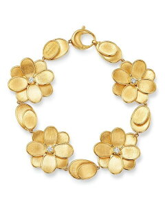 �}���R �r�`�F�S ���f�B�[�X �A�N�Z�T���[ �u���X���b�g�E�o���O���E�A���N���b�g Marco Bicego 18K Yellow Gold Petali Diamond Bracelet White/Gold �z���C�g