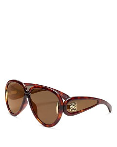 yz Gx fB[X TOXEACEFA ANZT[ Butterfly Sunglasses 65mm Havana/Brown Solid