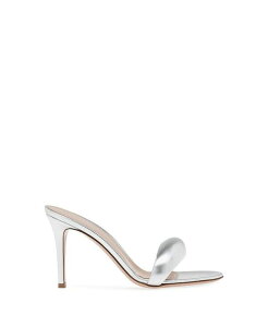 WBg bV fB[X V[Y T_ q[ Gianvito Rossi Women's Bijoux 85 Slip On High Heel Sandals Silver Vo[