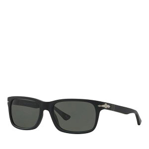 yz y\ fB[X TOXEACEFA ANZT[ Polarized Rectangle Sunglasses 58mm Black/Gray Polarized Solid