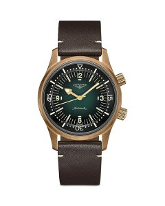 �����W�� ���f�B�[�X �A�N�Z�T���[ �r���v Longines Legend Diver Watch 42mm Green/Brown �O���[��