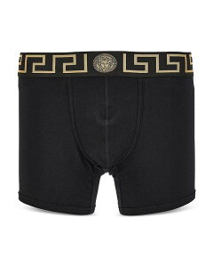 ���F���T�[�` �����Y �A���_�[�E�F�A �{�N�T�[�p���c Versace Greca Border Trunks Black-Gold �u���b�N